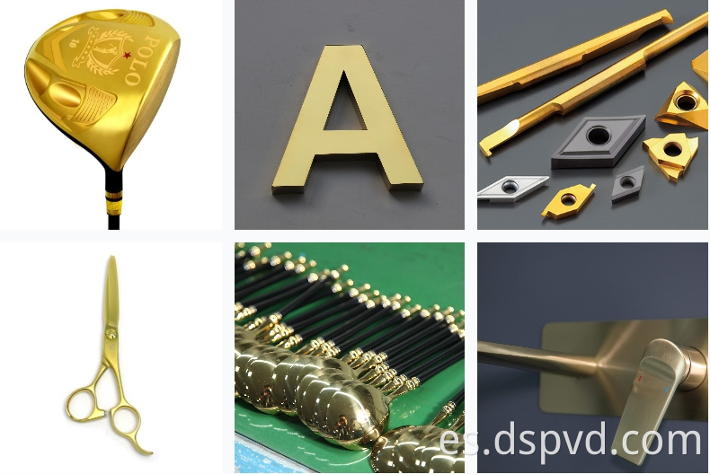 PVD door lock handle